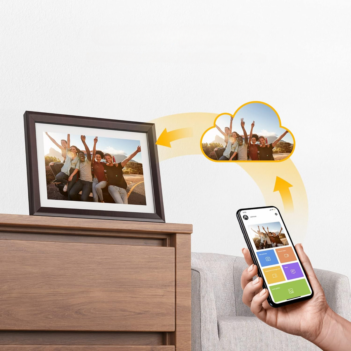 SnapView™ — Digital fotoram