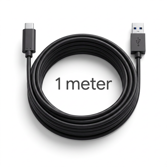 Extra lång USB-C-kabel — 1 m rörelsefrihet