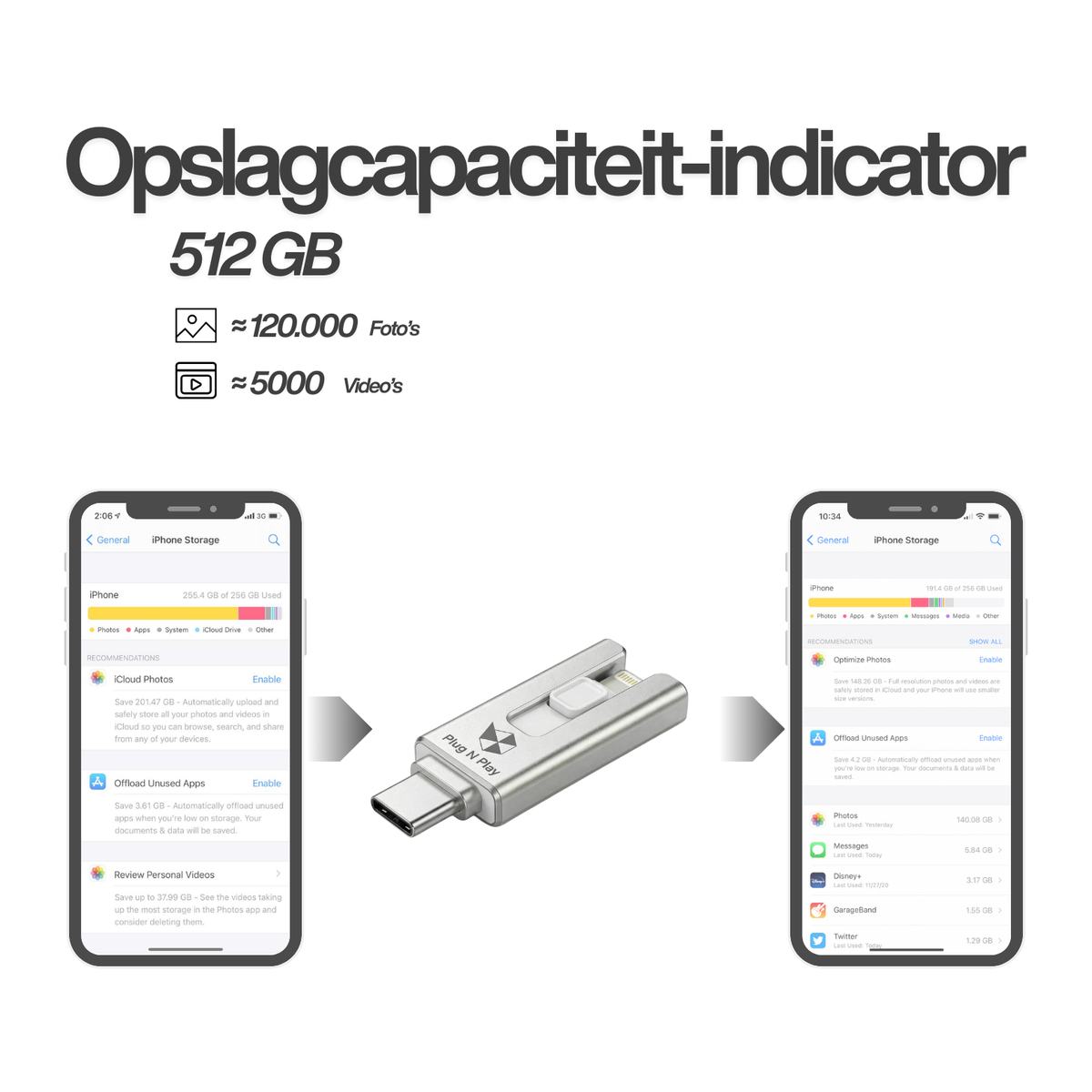 SnapStick™ Mobil Lagring