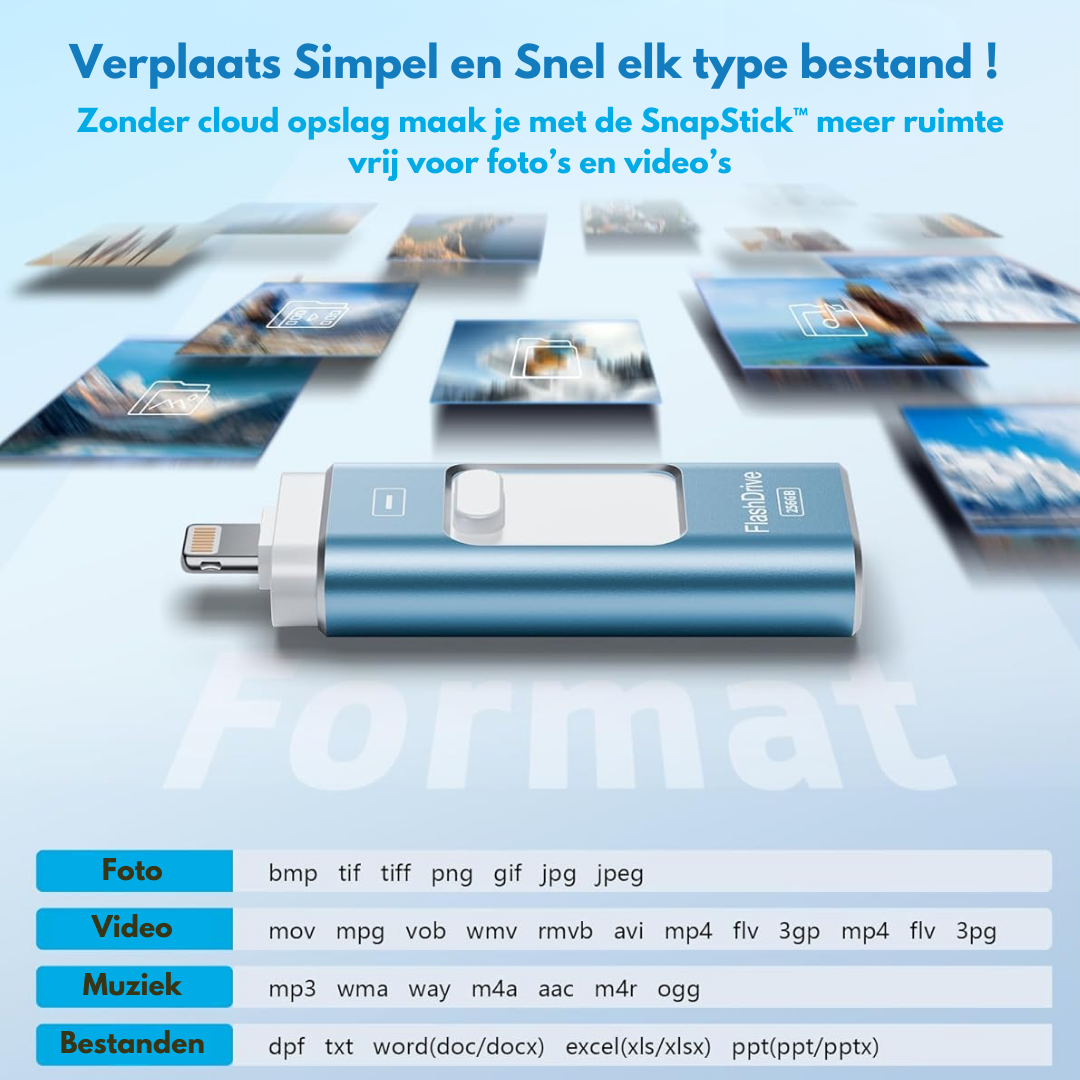 SnapStick™ Mobil Lagring