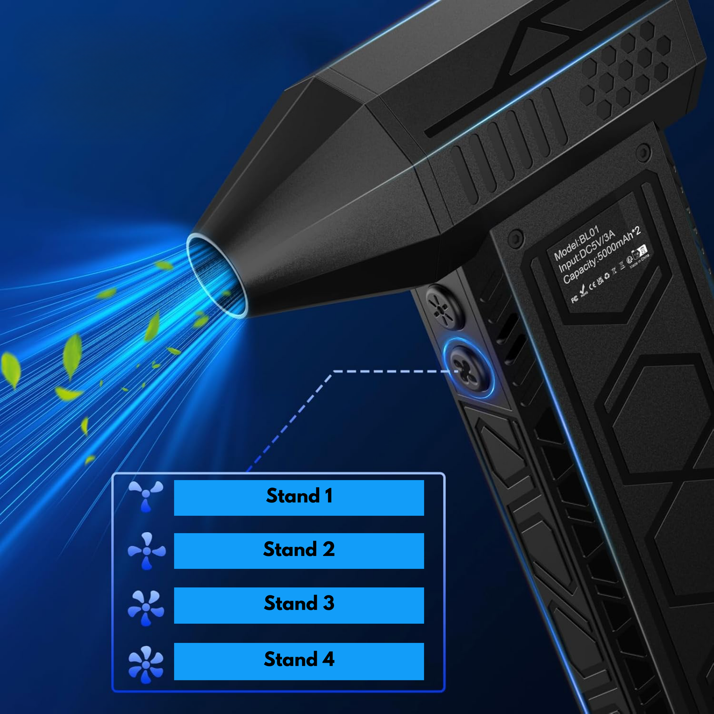 AirBlitz Pro™ — Langaton Ilmapuhallin